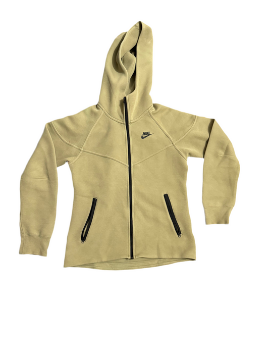 Nike Tech Fleece Full Zip Hoodie & Jogger Set – Olive Green (Women XS)