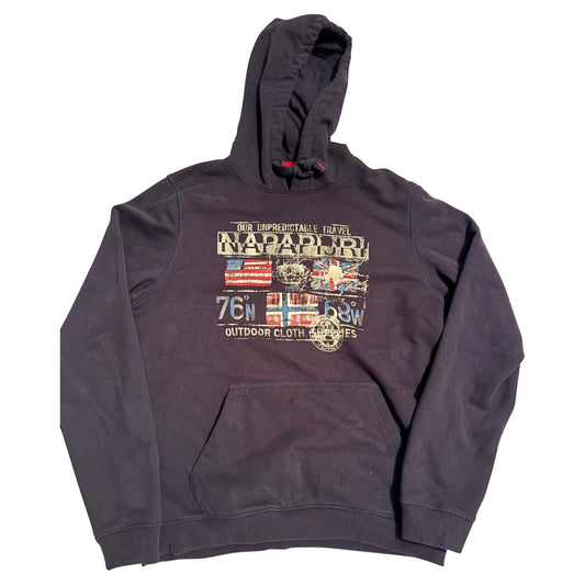 Napapijri Vintage Outdoor Hoodie – Navy