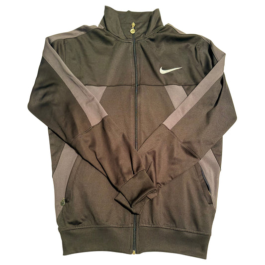 Nike Track Jacket – Dark Grey with Metallic Zip Pulls