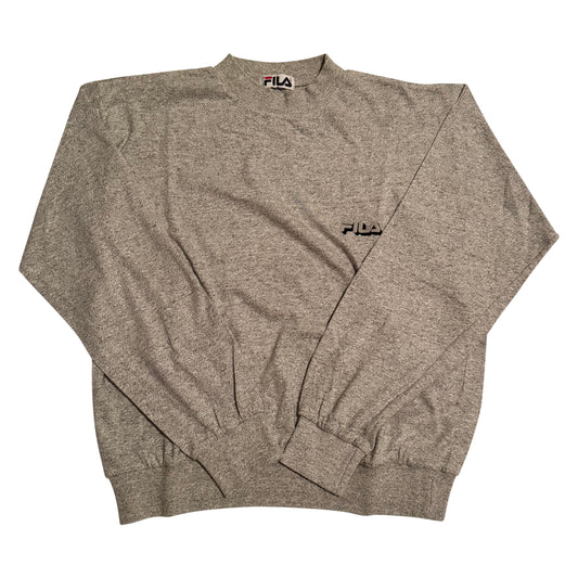FILA Minimal Logo Sweatshirt – Grey