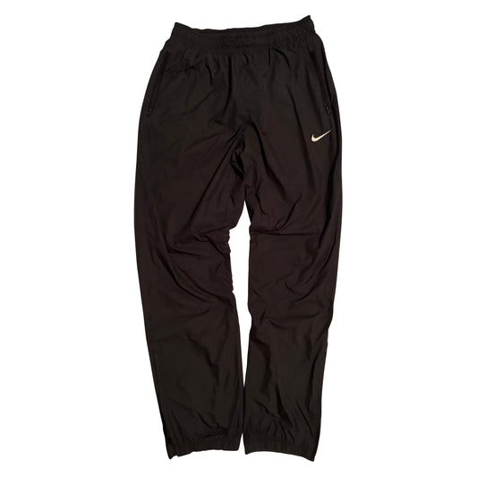 Nike Vintage Track Pants – Black | Classic Swoosh, Zipper Details