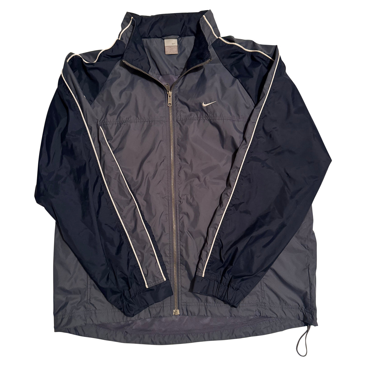 Nike Windbreaker Track Jacket – Navy & Grey