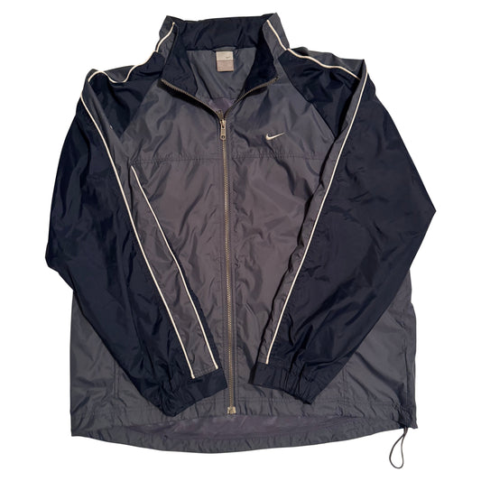 Nike Windbreaker Track Jacket – Navy & Grey