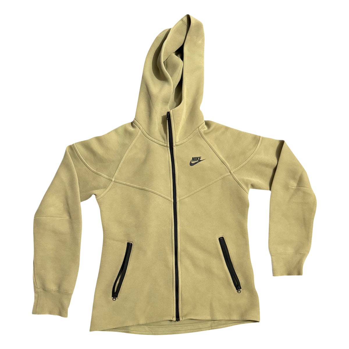 Nike Tech Fleece Full-Zip Hoodie – Olive Green (Women)