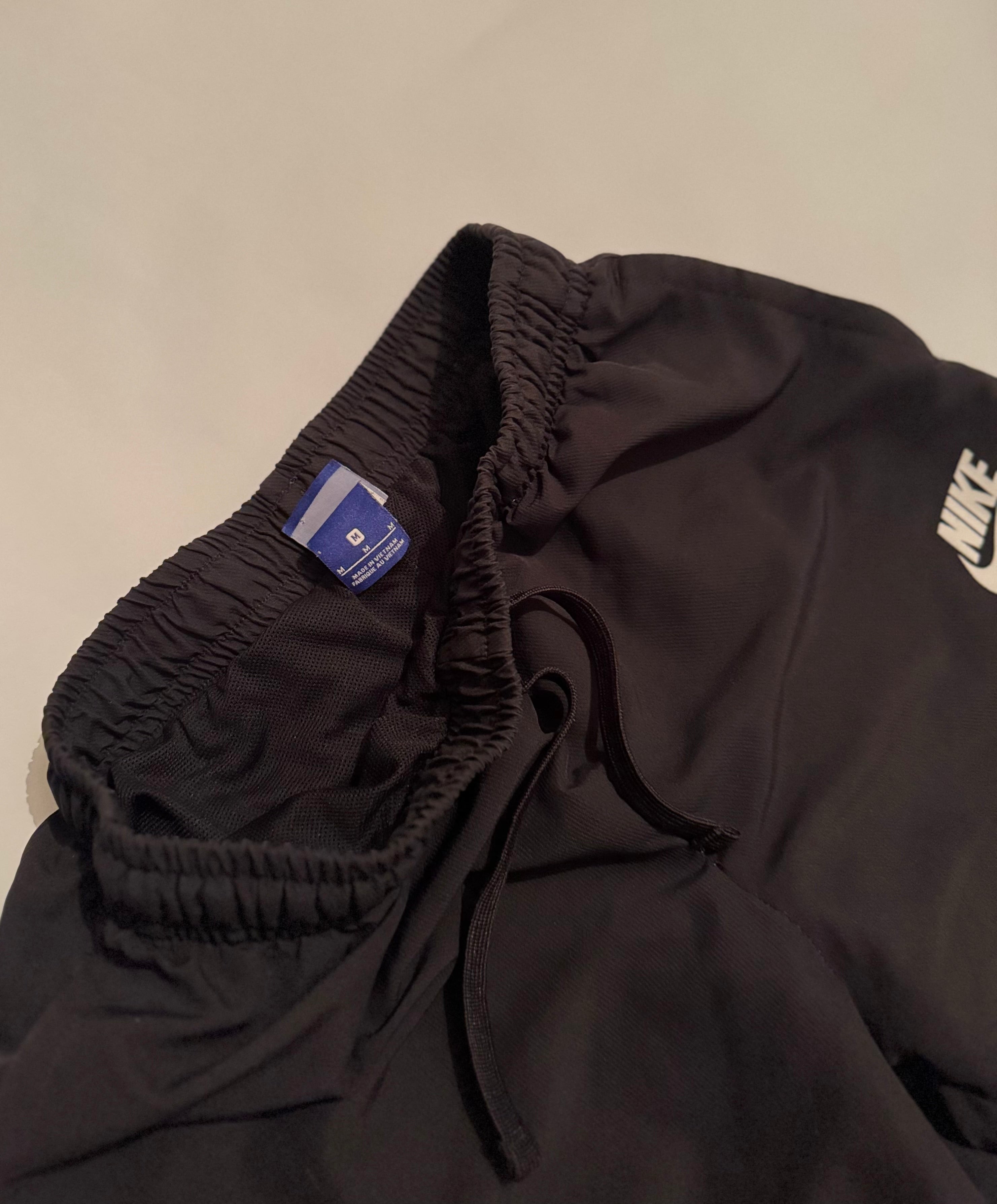 Nike Jogger Sweatpants – Black with Bold White Logo
