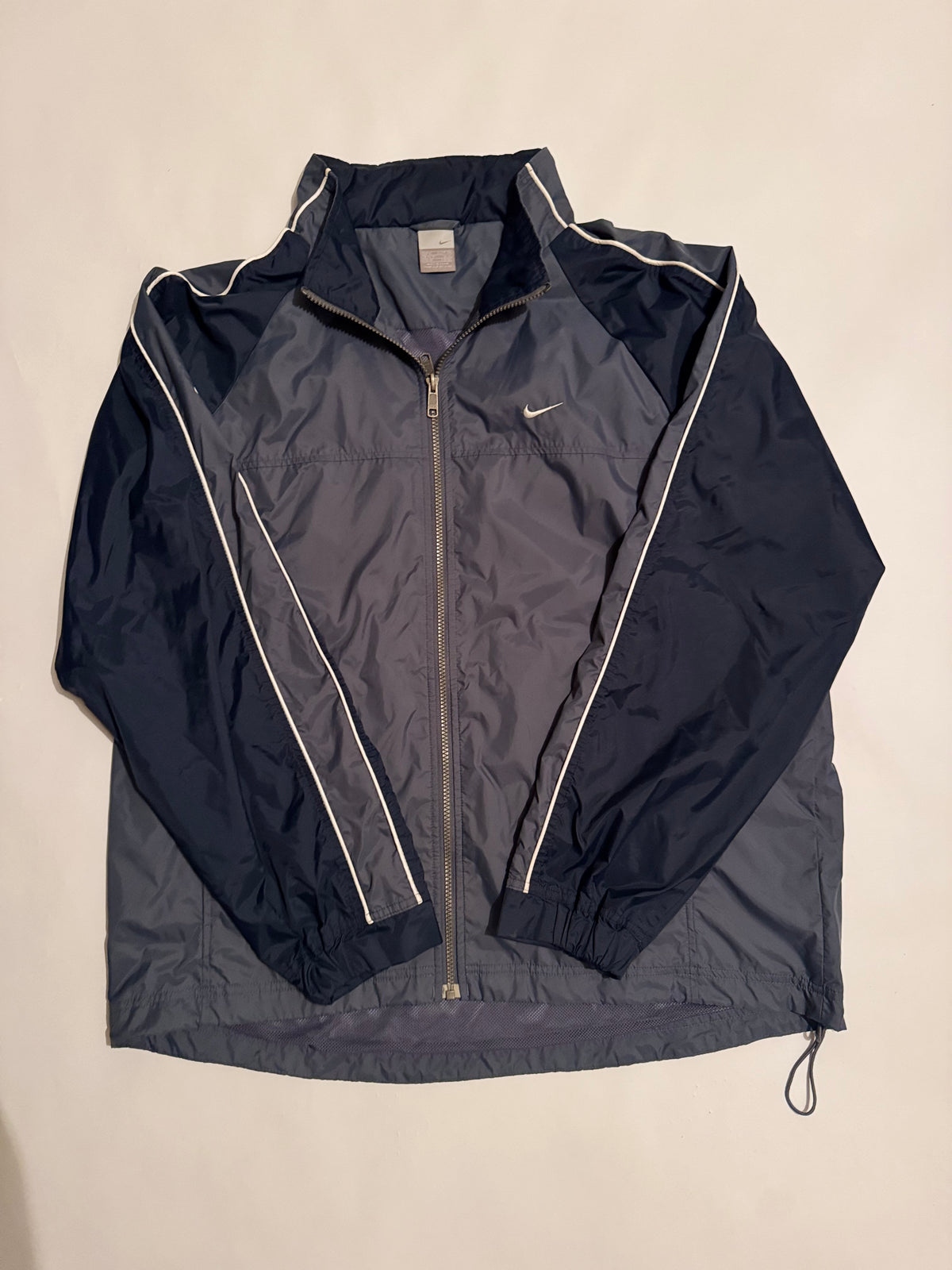 Nike Windbreaker Track Jacket – Navy & Grey