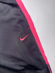 Nike Track Pants – Black with Pink Side Panels