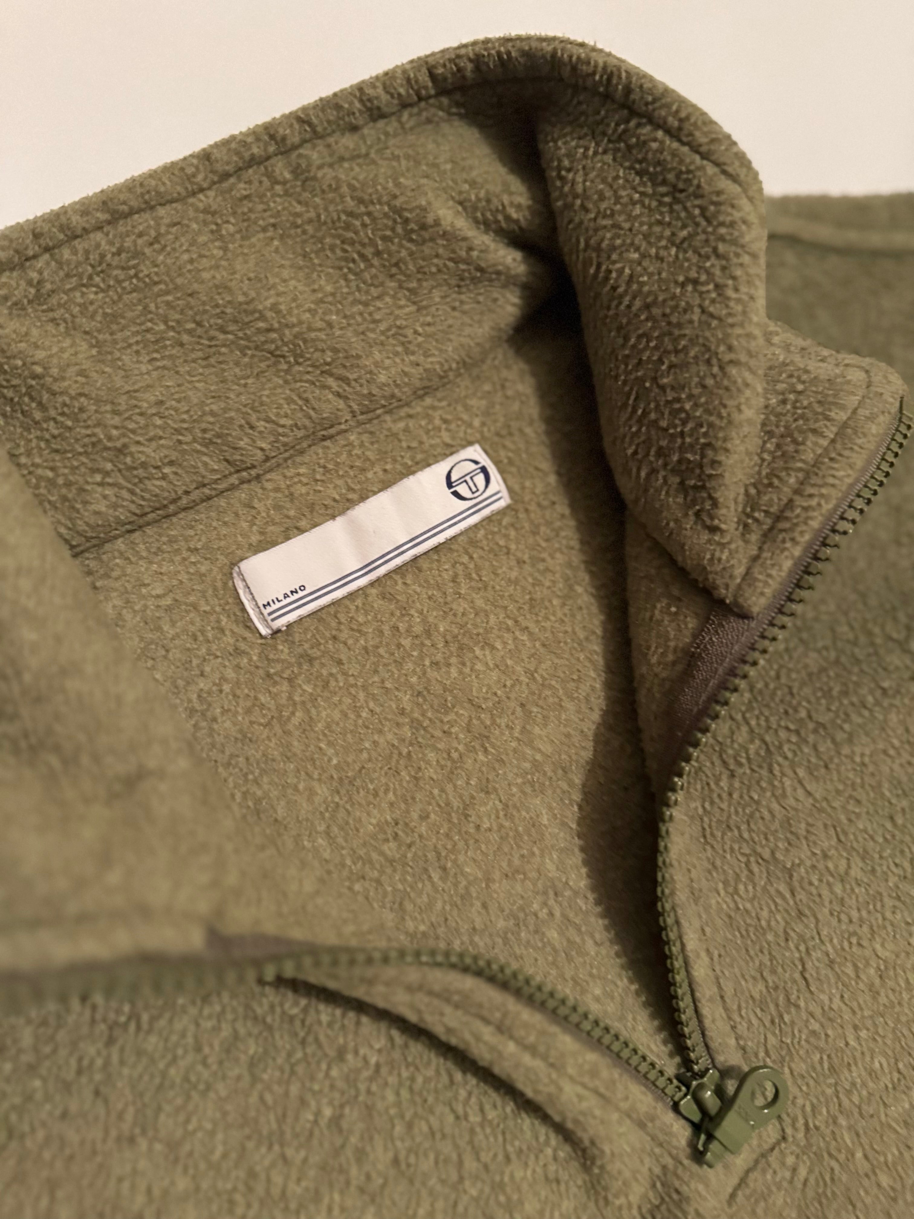 Sergio Tacchini 1/4 Zip Fleece – Olive Green