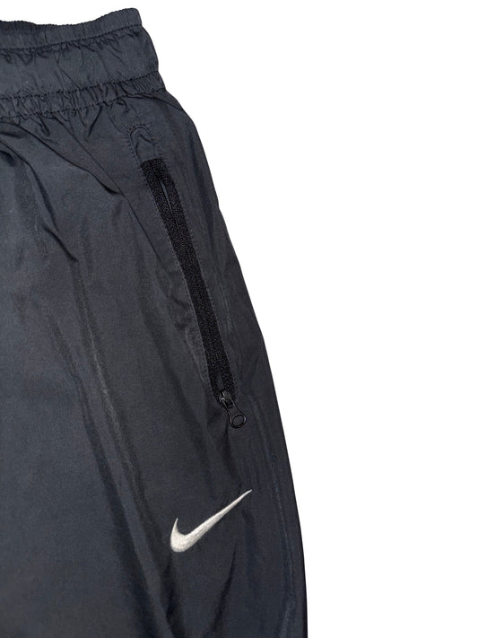 Nike Vintage Track Pants – Black | Classic Swoosh, Zipper Details