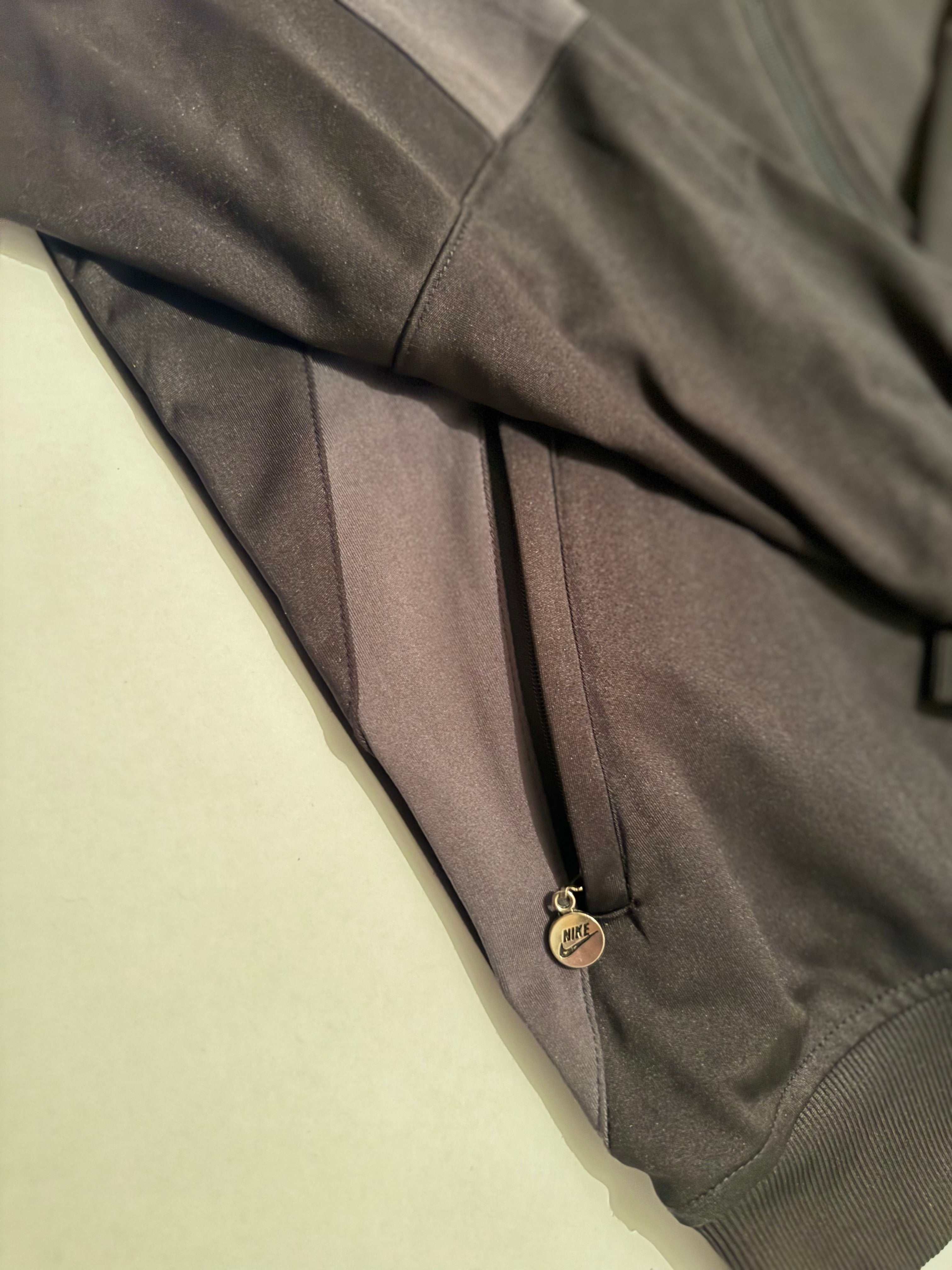 Nike Track Jacket – Dark Grey with Metallic Zip Pulls