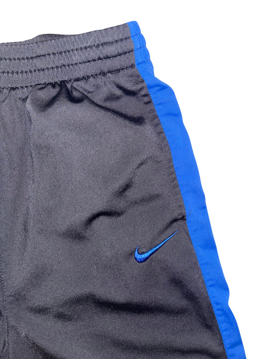 Nike Track Pants – Black with Royal Blue Side Panels