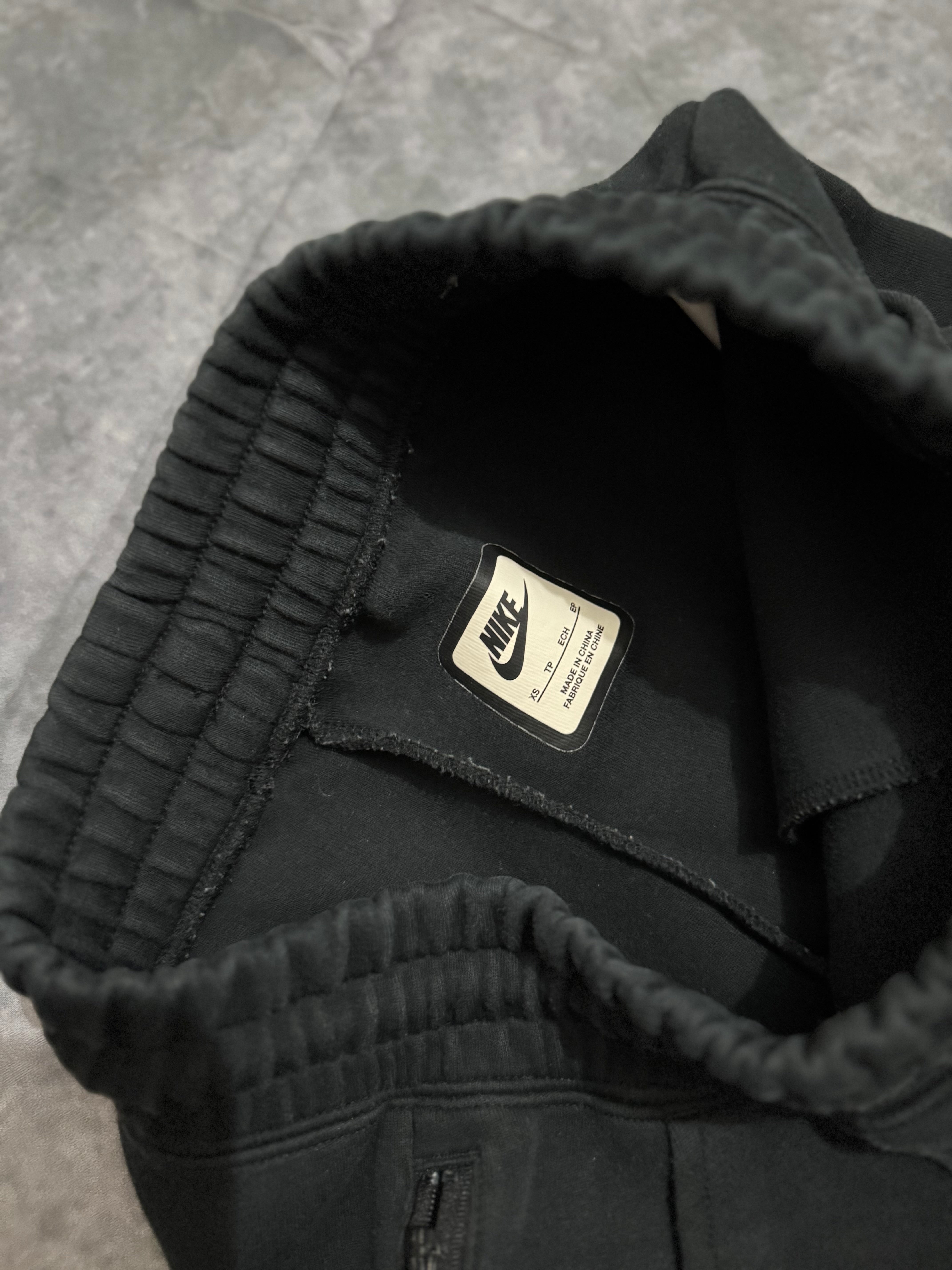 Nike Black Fleece Joggers – Tonal Swoosh (Women)